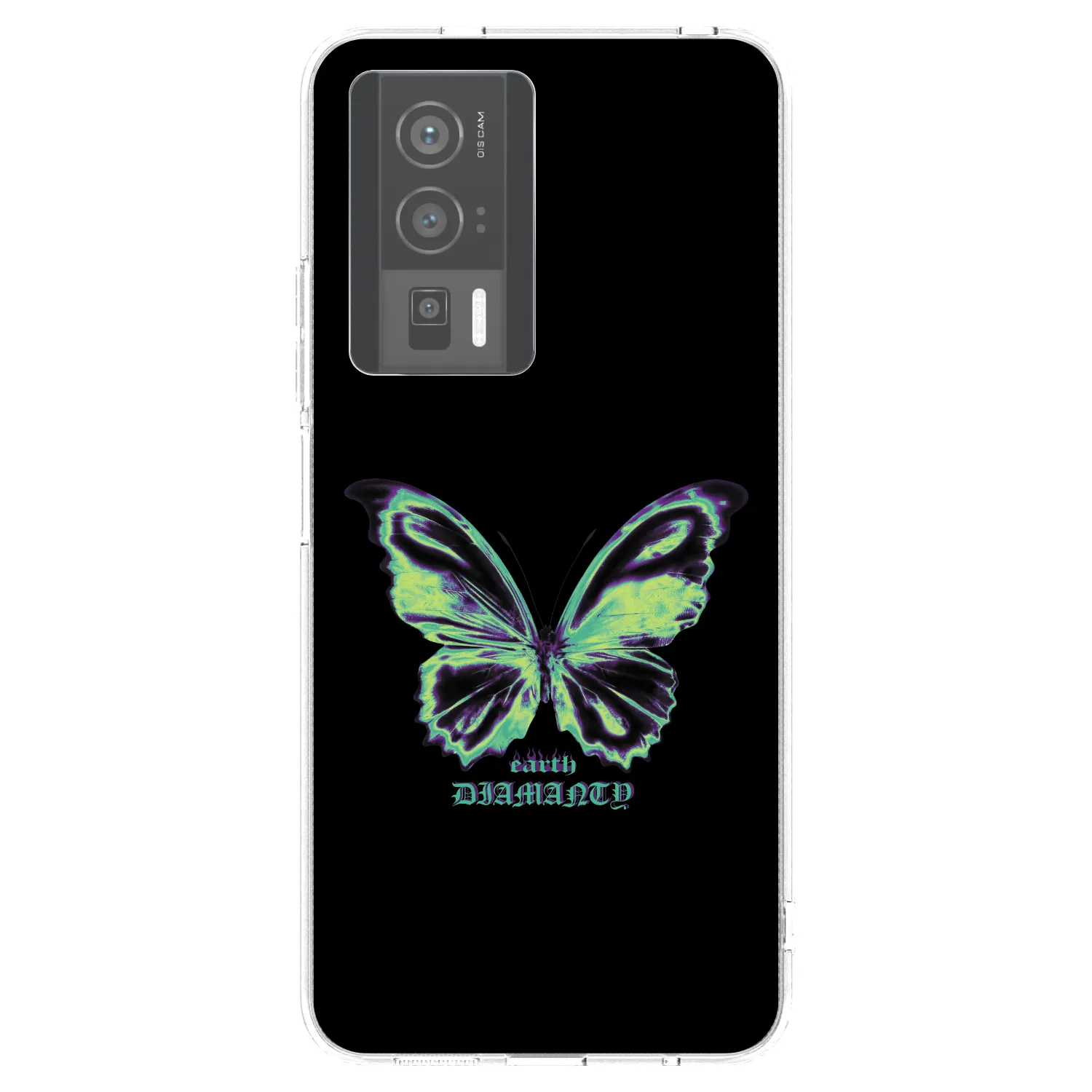 Picasee silikonowe przeźroczyste etui na Xiaomi Poco F5 Pro 5G - Diamanty Blue