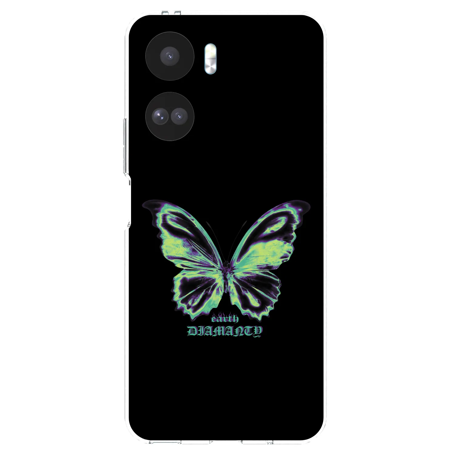 Picasee silikonowe przeźroczyste etui na Honor 90 Lite 5G - Diamanty Blue
