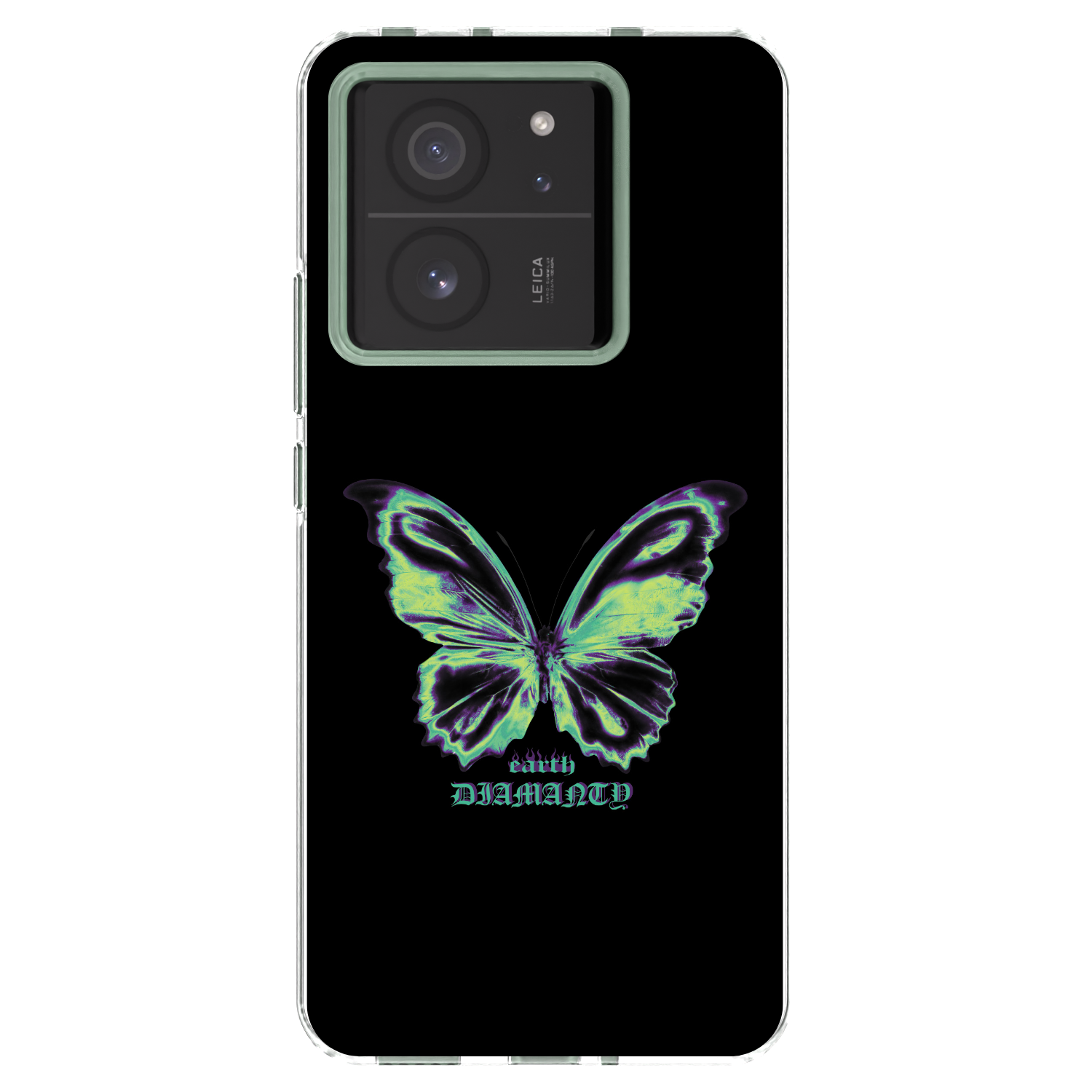 Picasee silikonowe przeźroczyste etui na Xiaomi 13T - Diamanty Blue