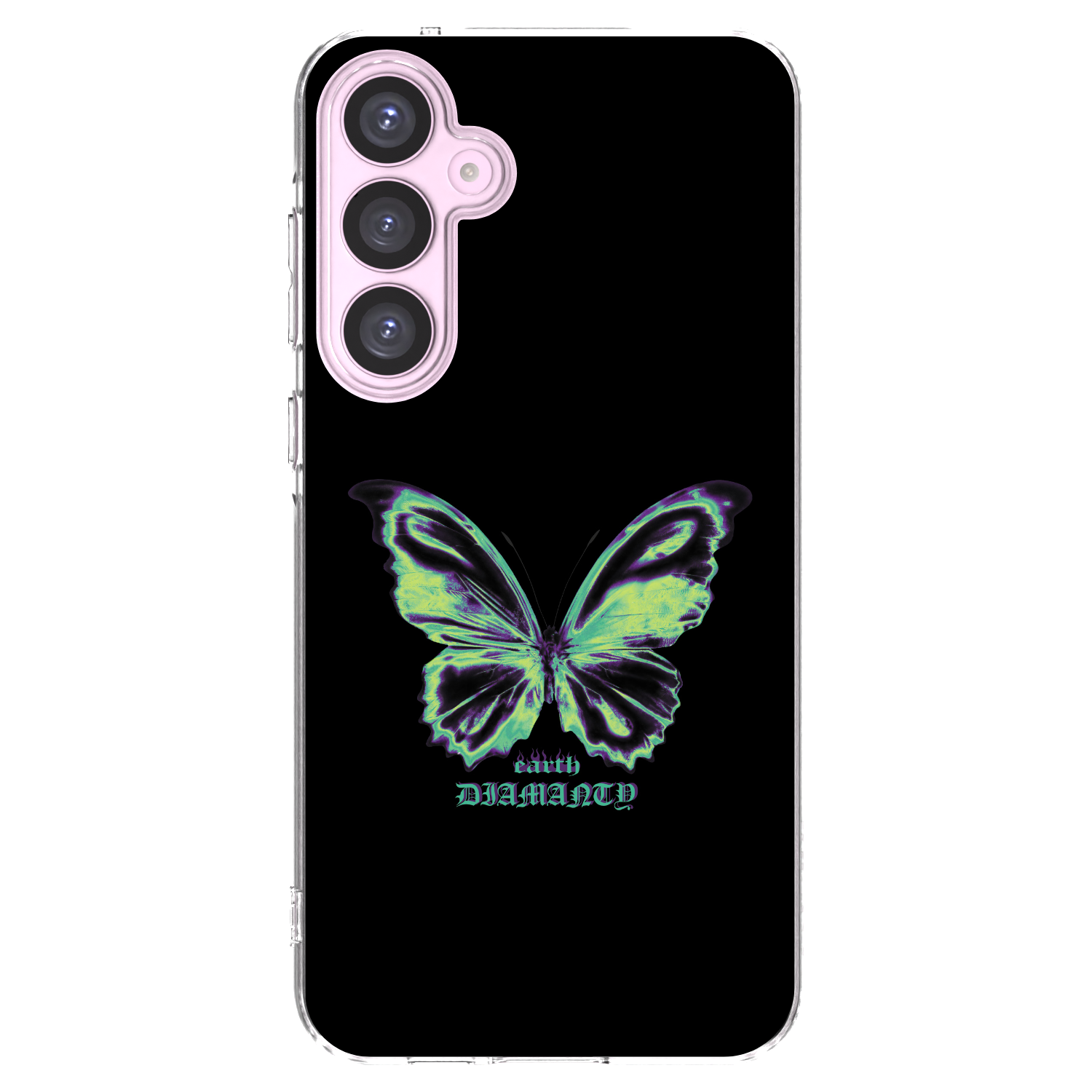 Picasee silikonowe przeźroczyste etui na Samsung Galaxy A55 5G A556B - Diamanty Blue