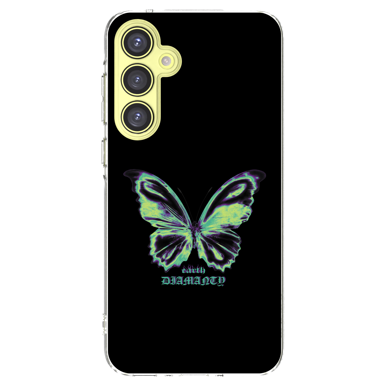 Picasee silikonowe przeźroczyste etui na Samsung Galaxy A35 5G A356B - Diamanty Blue