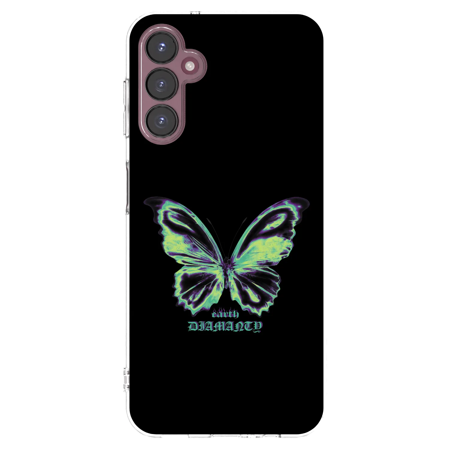 Picasee silikonowe przeźroczyste etui na Samsung Galaxy A05s A057G - Diamanty Blue