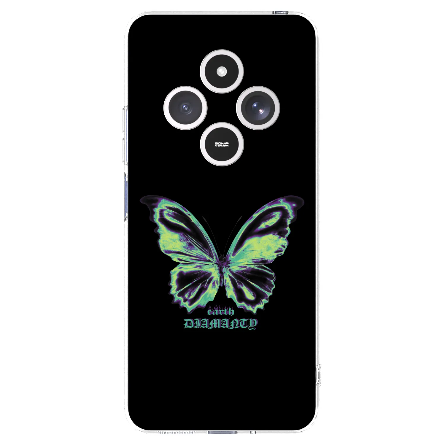 Picasee silikonowe przeźroczyste etui na Xiaomi Redmi 14C - Diamanty Blue