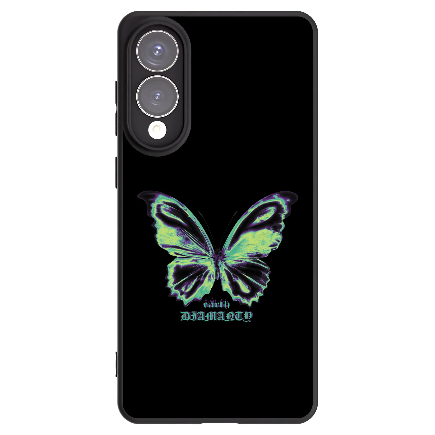 Picasee silikonowe czarne etui na Samsung Galaxy S25 Edge 5G - Diamanty Blue