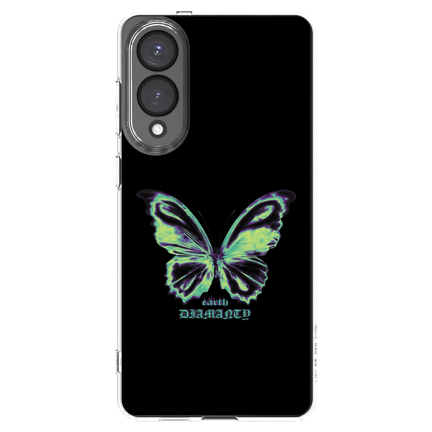 Picasee silikonowe przeźroczyste etui na Samsung Galaxy S25 Edge 5G - Diamanty Blue