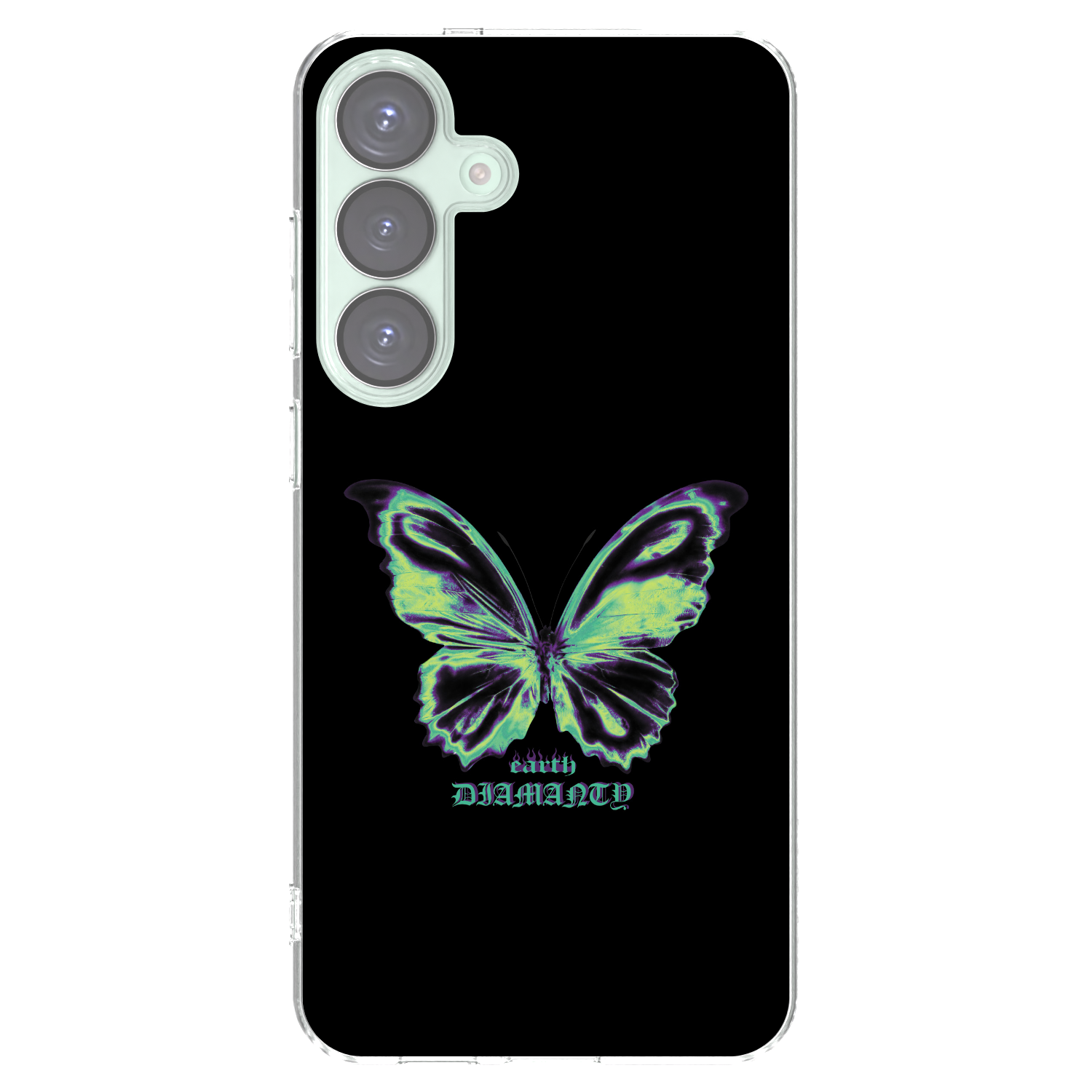 Picasee silikonowe przeźroczyste etui na Samsung Galaxy S25+ 5G - Diamanty Blue