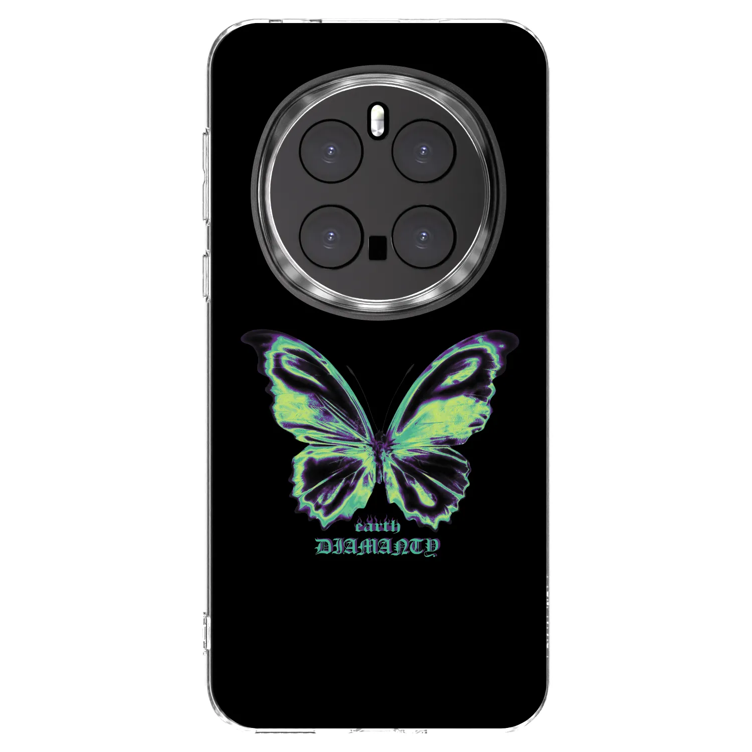 Picasee silikonowe przeźroczyste etui na Honor Magic7 Pro 5G - Diamanty Blue