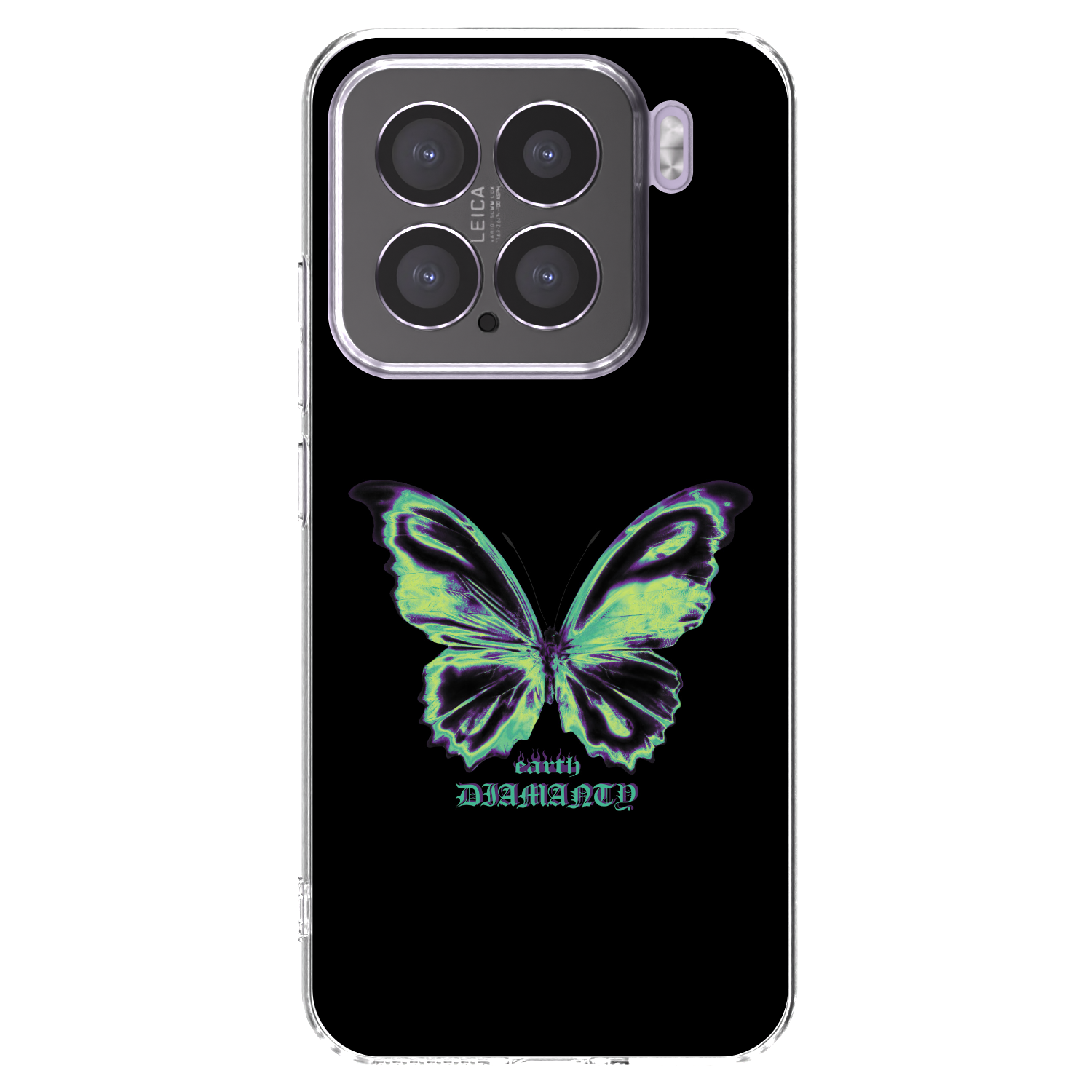 Picasee silikonowe przeźroczyste etui na Xiaomi 15 - Diamanty Blue