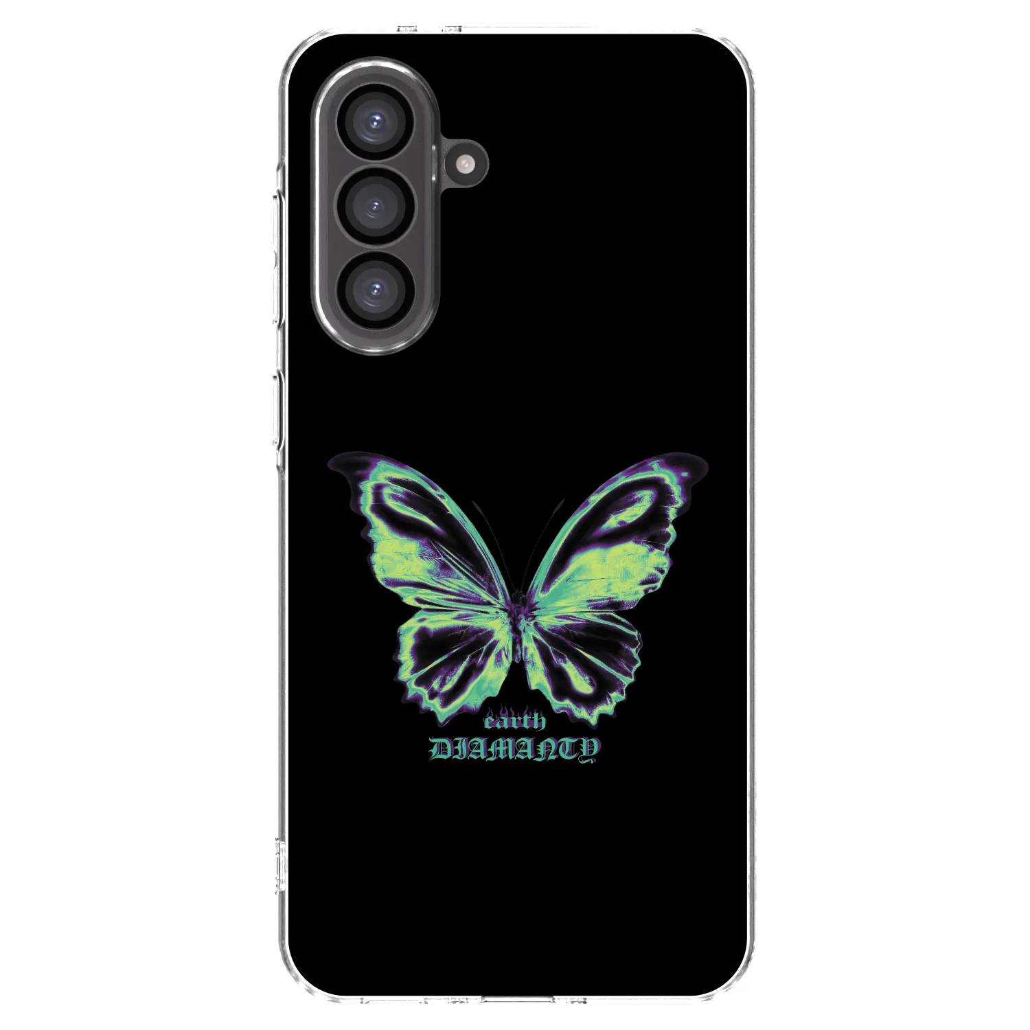 Picasee silikonowe przeźroczyste etui na Samsung Galaxy A56 5G A566B - Diamanty Blue