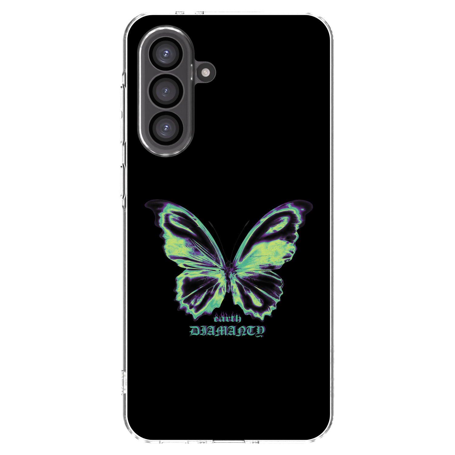 Picasee silikonowe przeźroczyste etui na Samsung Galaxy A36 5G - Diamanty Blue