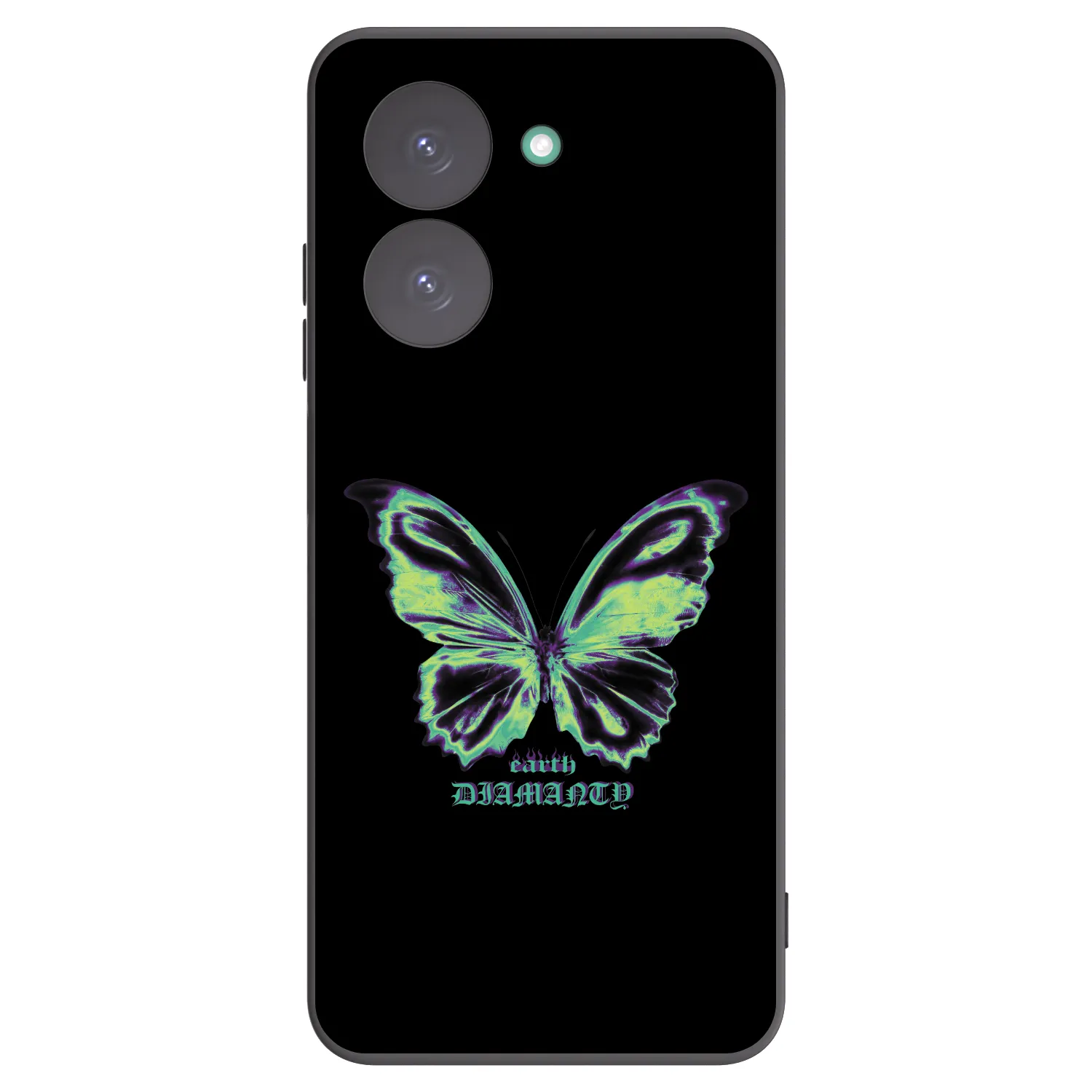 Picasee silikonowe czarne etui na Xiaomi Redmi A5 - Diamanty Blue