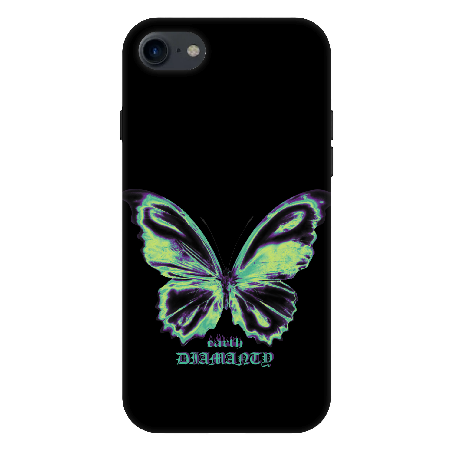 Picasee Fashion Case na Apple iPhone SE 2020 - Diamanty Blue