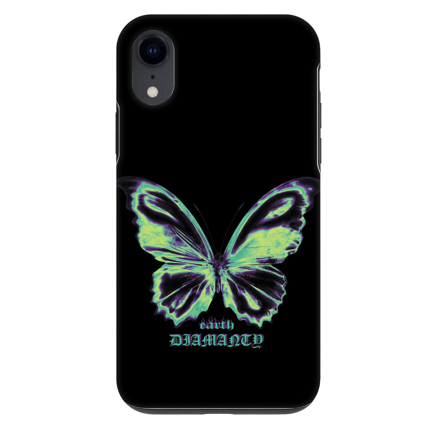 Picasee Fashion Case na Apple iPhone XR - Diamanty Blue