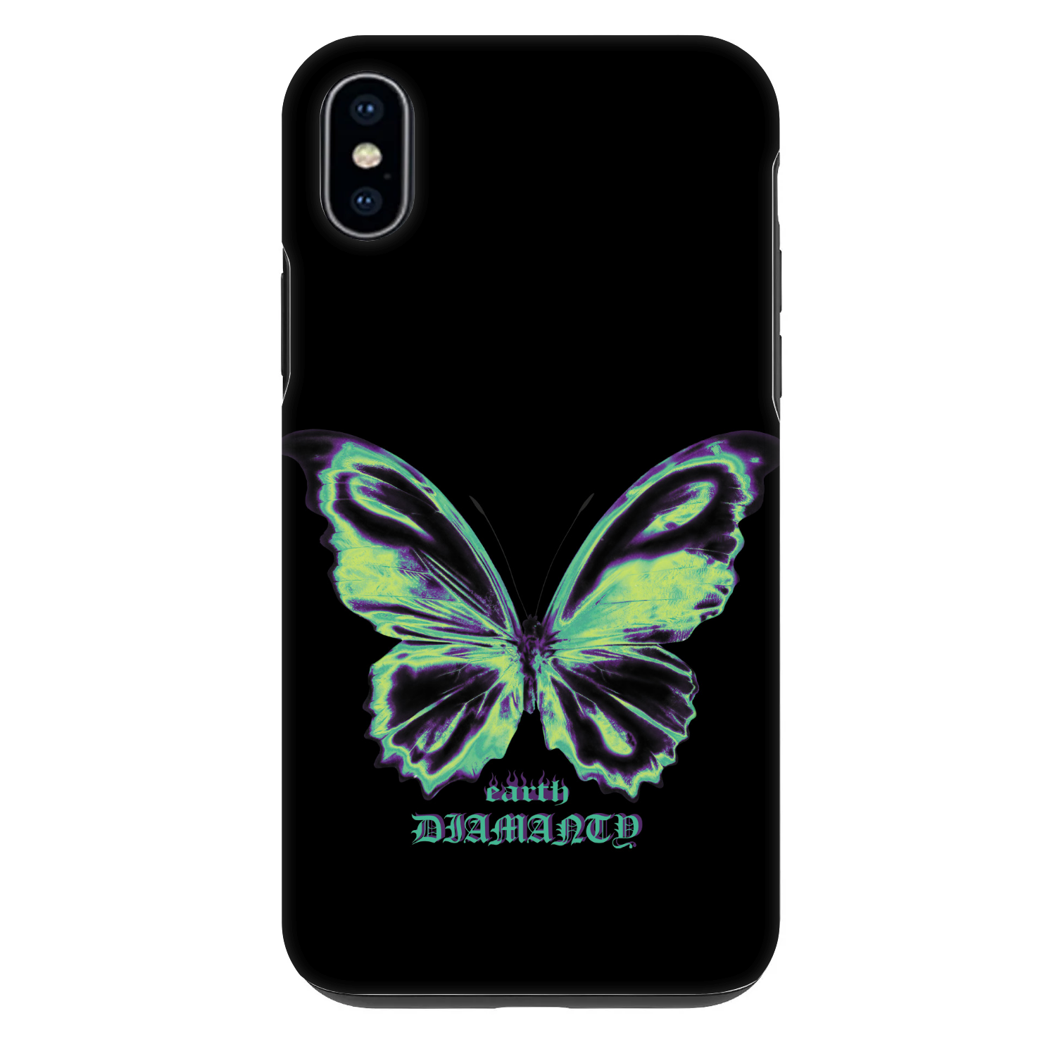 Picasee Fashion Case na Apple iPhone XS Max - Diamanty Blue