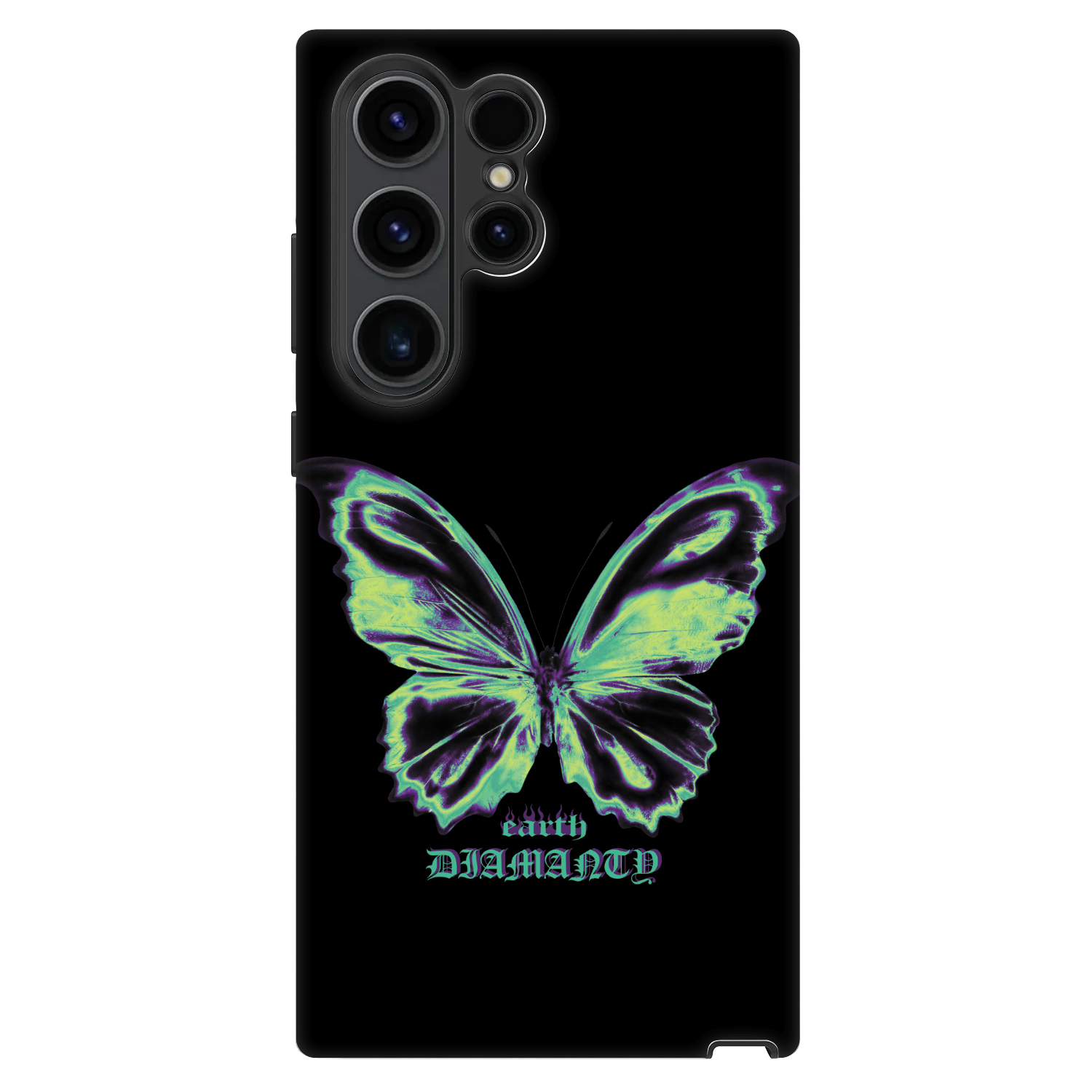 Picasee Fashion Case na Samsung Galaxy S23 Ultra 5G - Diamanty Blue