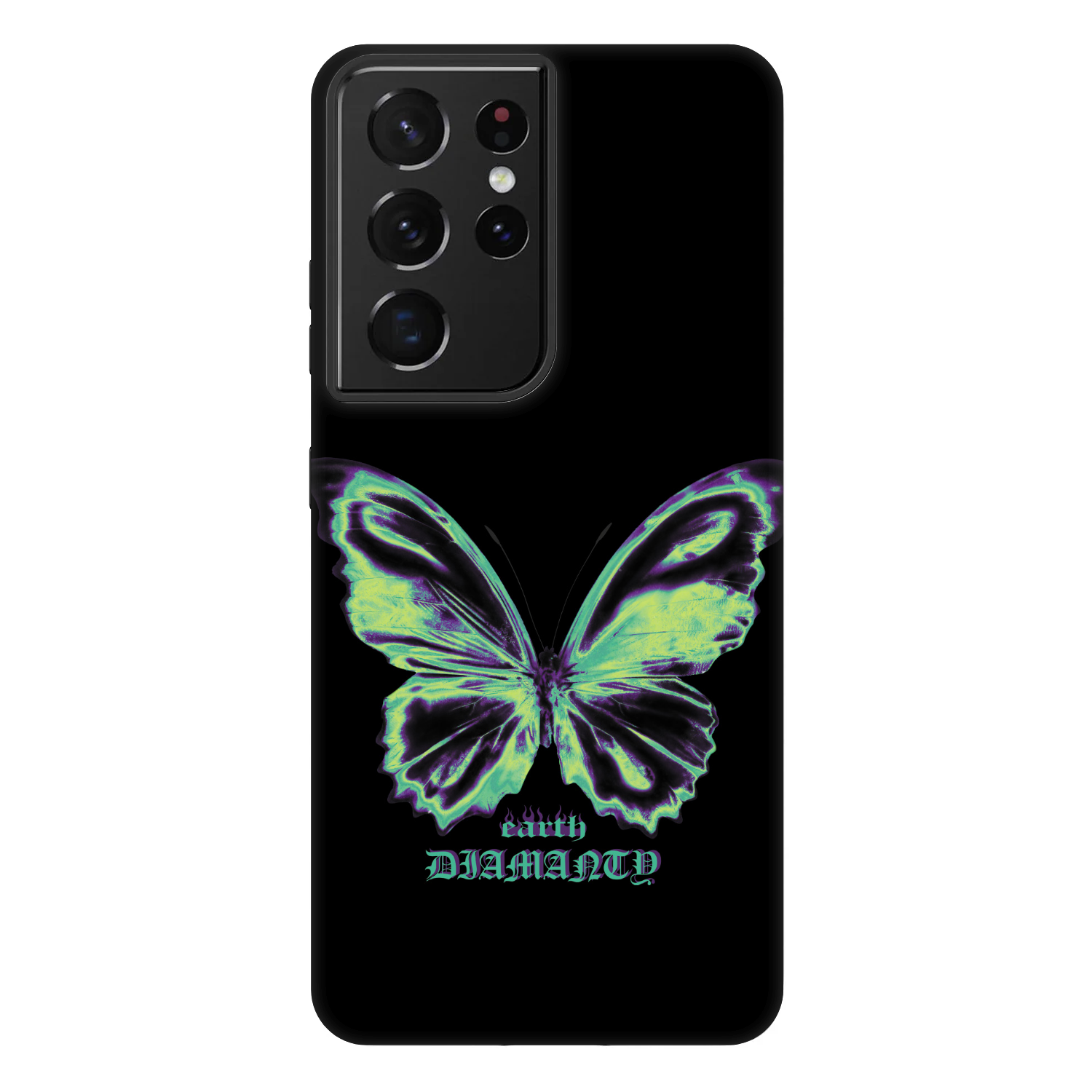 Picasee Fashion Case na Samsung Galaxy S21 Ultra 5G G998B - Diamanty Blue