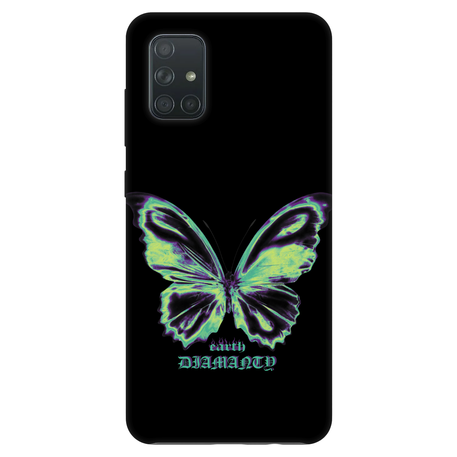 Picasee Fashion Case na Samsung Galaxy A71 A715F - Diamanty Blue