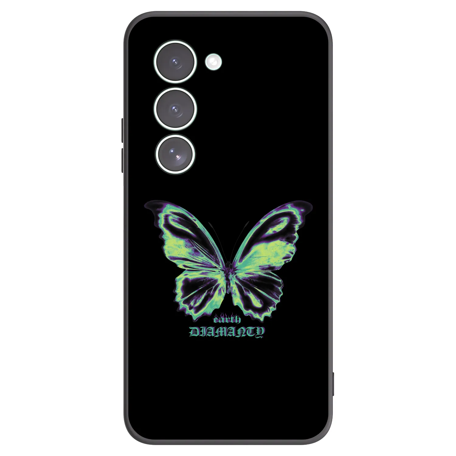 Picasee silikonowe czarne etui na Xiaomi Redmi 15 5G - Diamanty Blue