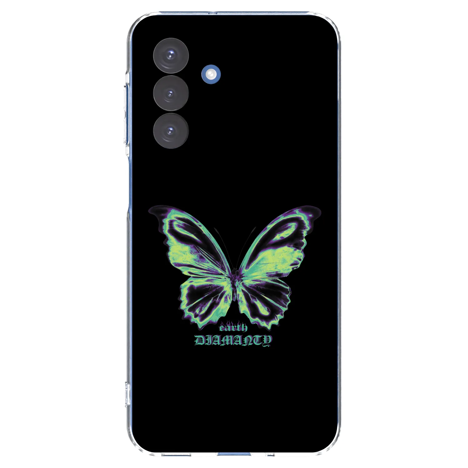 Picasee silikonowe przeźroczyste etui na Samsung Galaxy A17 5G - Diamanty Blue