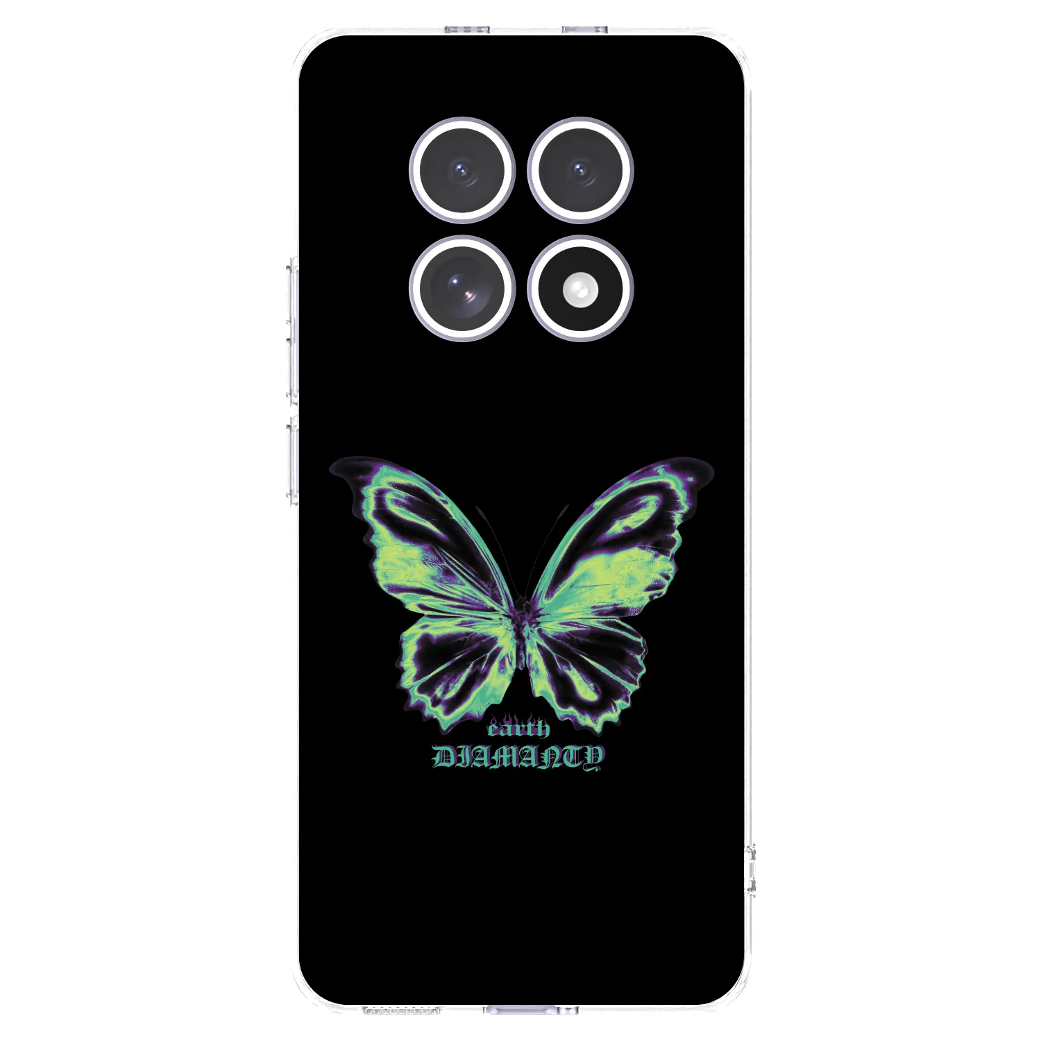 Picasee silikonowe przeźroczyste etui na Xiaomi Redmi Note 15 4G - Diamanty Blue