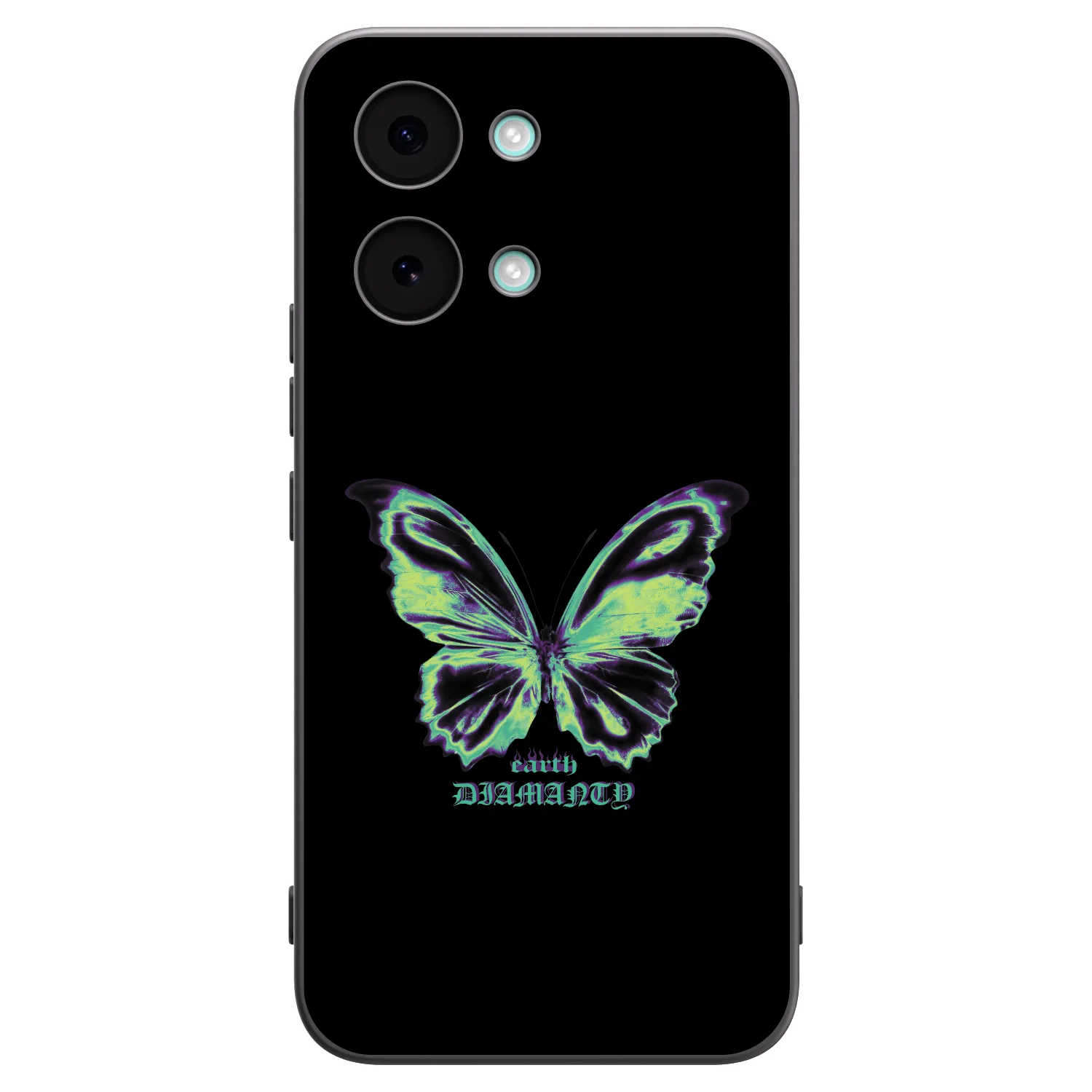 Picasee silikonowe czarne etui na Xiaomi Poco X8 Pro Max - Diamanty Blue