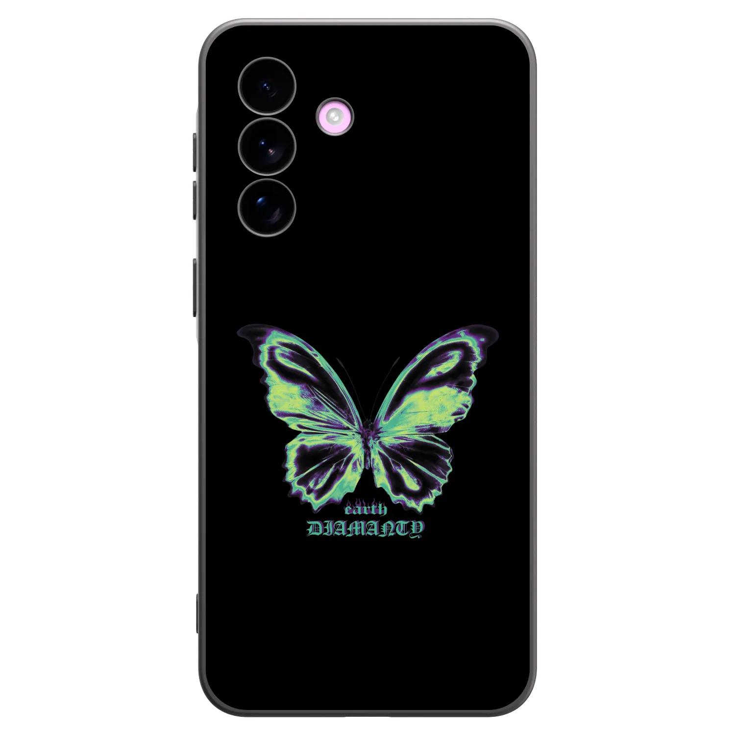 Picasee silikonowe czarne etui na Samsung Galaxy A57 5G - Diamanty Blue