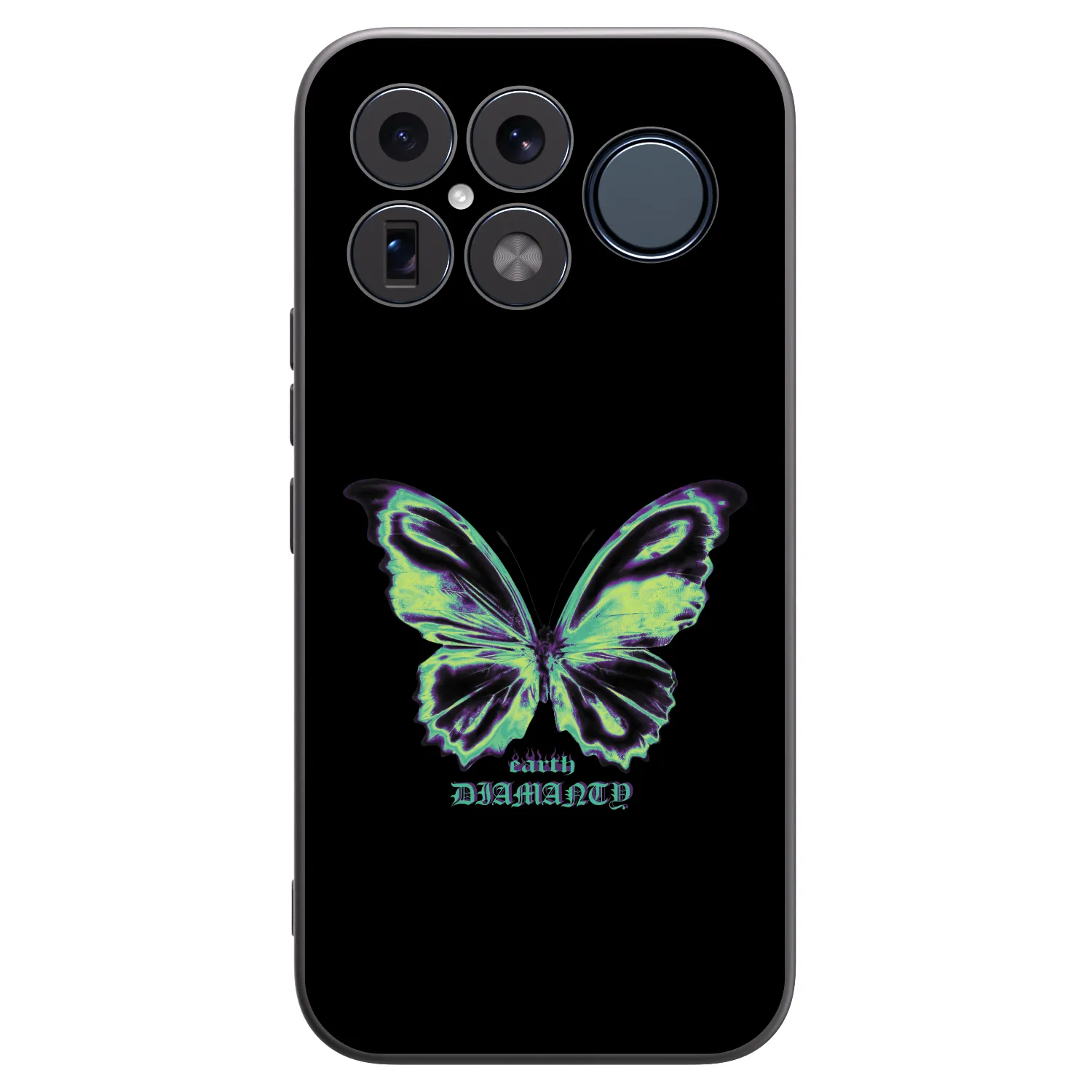 Picasee silikonowe czarne etui na Xiaomi Poco F8 Ultra - Diamanty Blue