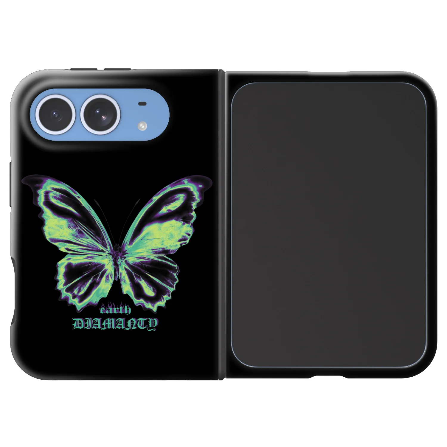Picasee Fashion Case MagSafe na Apple iPhone Duo - Diamanty Blue