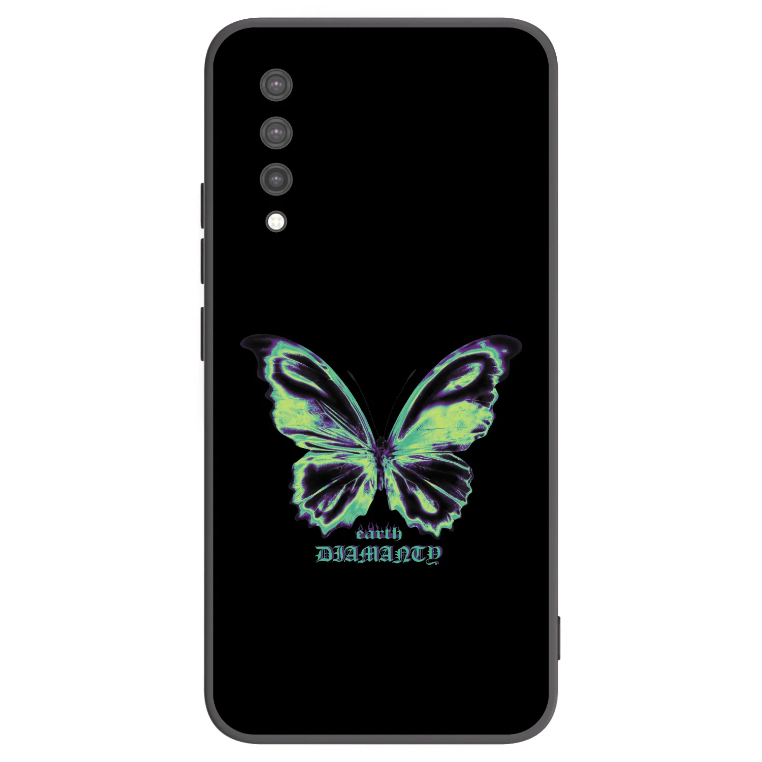 Picasee silikonowe czarne etui na Xiaomi Mi 9 Lite - Diamanty Blue