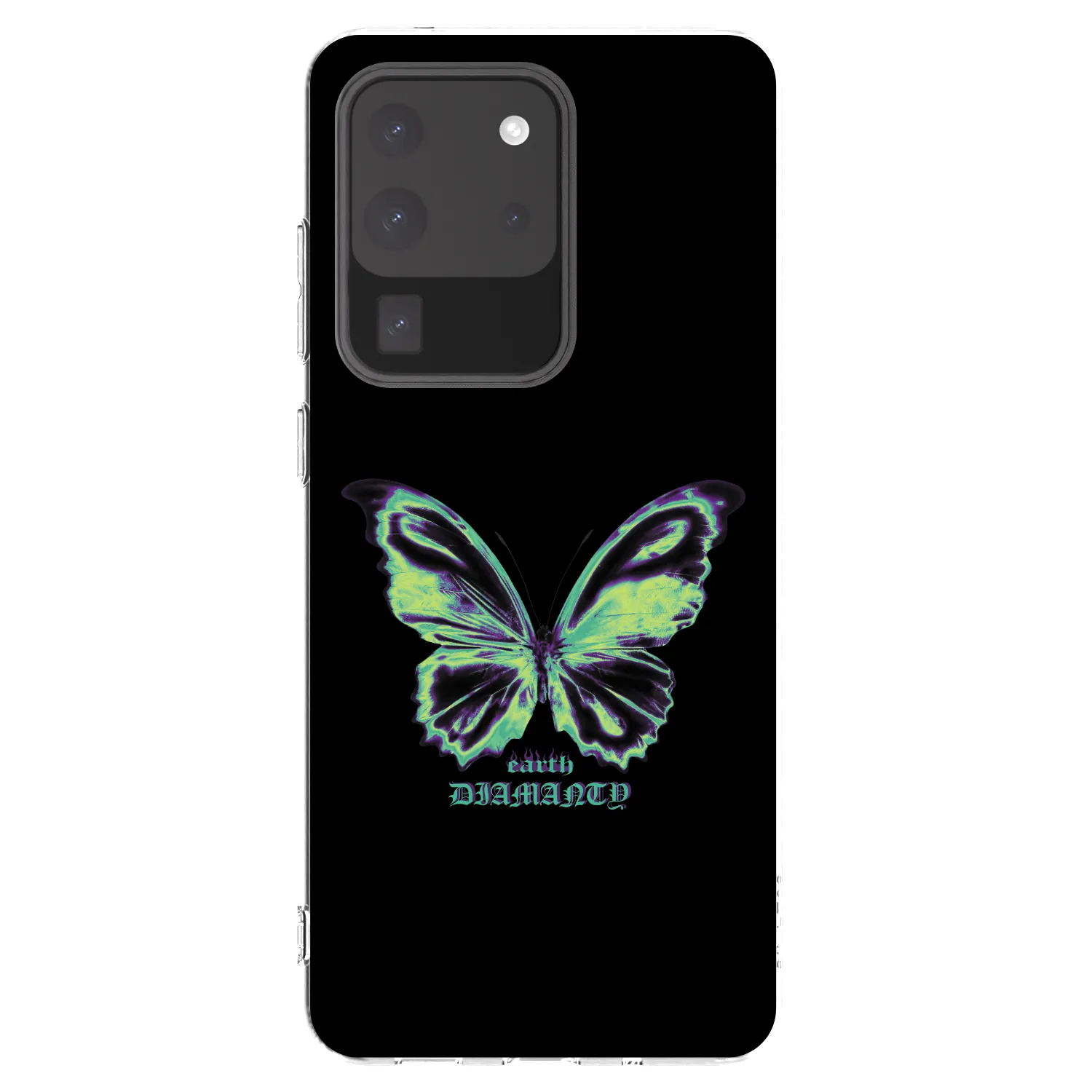 Picasee silikonowe przeźroczyste etui na Samsung Galaxy S20 Ultra 5G G988F - Diamanty Blue