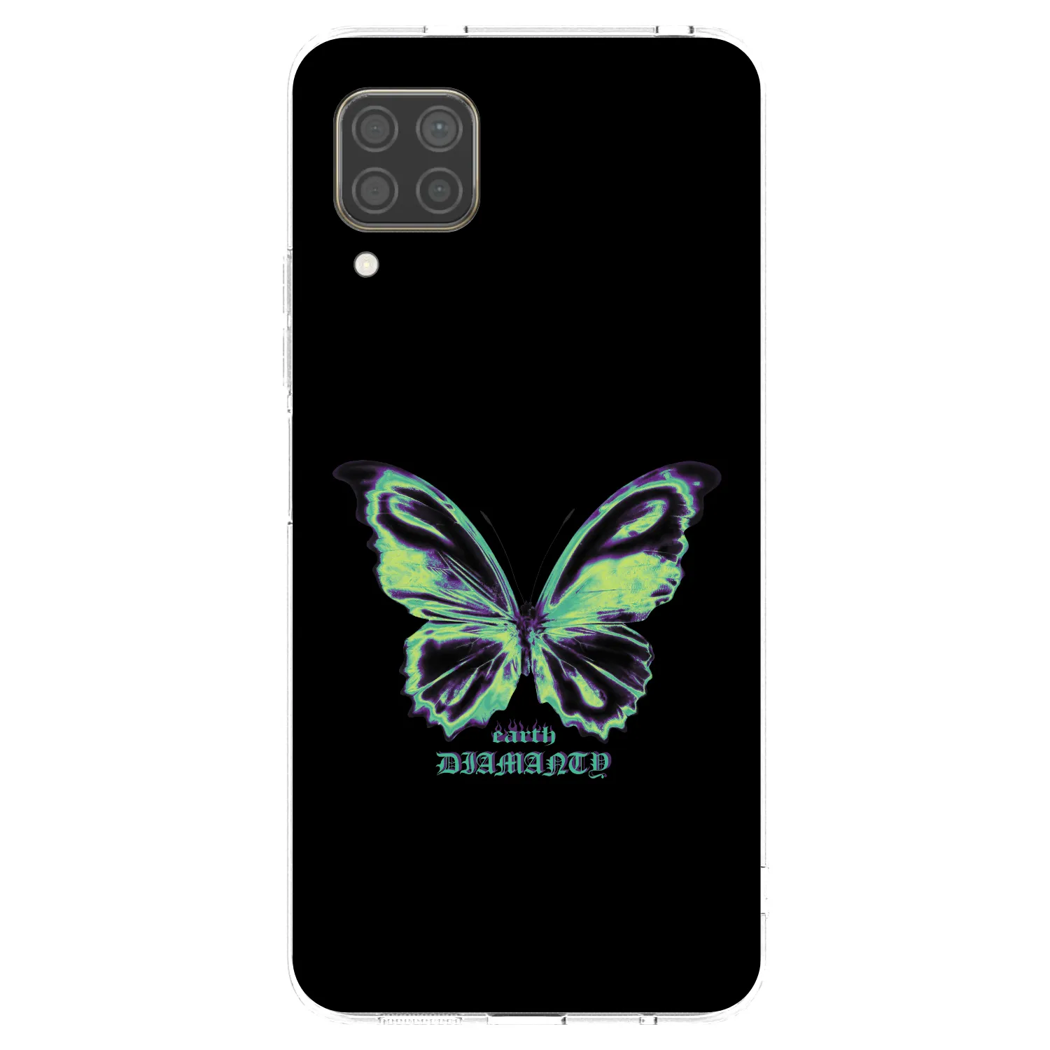Picasee silikonowe przeźroczyste etui na Huawei P40 Lite - Diamanty Blue