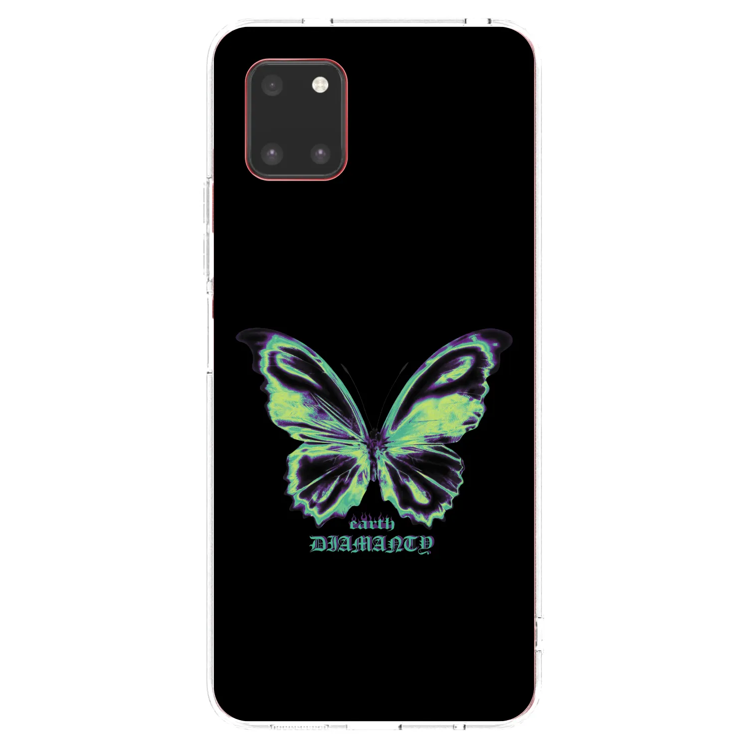 Picasee silikonowe przeźroczyste etui na Samsung Galaxy Note 10 Lite N770F - Diamanty Blue