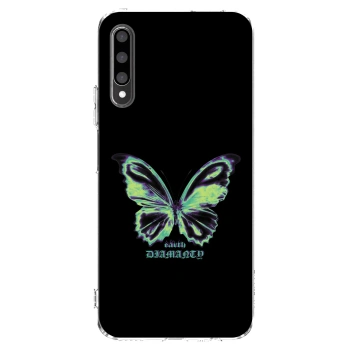 Picasee silikonowe przeźroczyste etui na Honor 9X Pro - Diamanty Blue