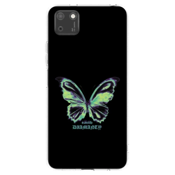 Picasee silikonowe przeźroczyste etui na Huawei Y5P - Diamanty Blue