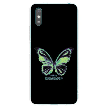 Picasee silikonowe przeźroczyste etui na Xiaomi Redmi 9A - Diamanty Blue