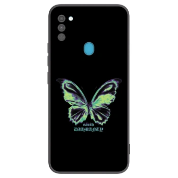 Etui na Samsung Galaxy M11 - Diamanty Blue