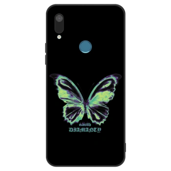 Etui na Huawei Y7 2019 - Diamanty Blue