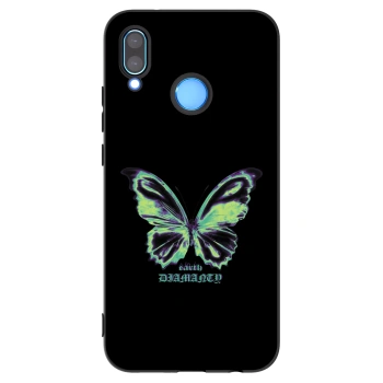 Picasee silikonowe czarne etui na Huawei P20 Lite - Diamanty Blue