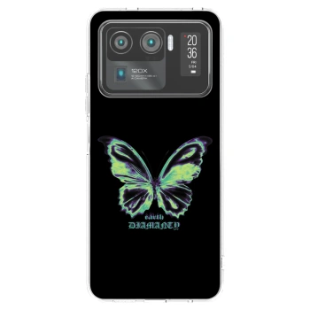 Picasee silikonowe przeźroczyste etui na Xiaomi Mi 11 Ultra - Diamanty Blue