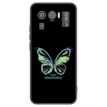 Picasee silikonowe czarne etui na Xiaomi Mi 11 Ultra - Diamanty Blue