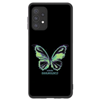 Etui na Samsung Galaxy A32 5G A326B - Diamanty Blue
