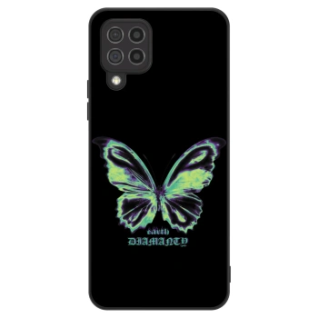 Etui na Samsung Galaxy A22 A225F 4G - Diamanty Blue