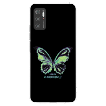 Picasee silikonowe przeźroczyste etui na Xiaomi Poco M3 Pro 5G - Diamanty Blue