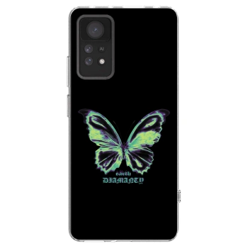 Picasee silikonowe przeźroczyste etui na Xiaomi Redmi Note 11 Pro 5G - Diamanty Blue