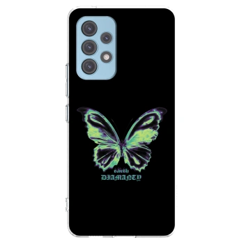 Picasee silikonowe przeźroczyste etui na Samsung Galaxy A53 5G A536 - Diamanty Blue