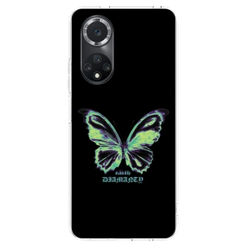 Picasee silikonowe przeźroczyste etui na Huawei Nova 9 SE - Diamanty Blue