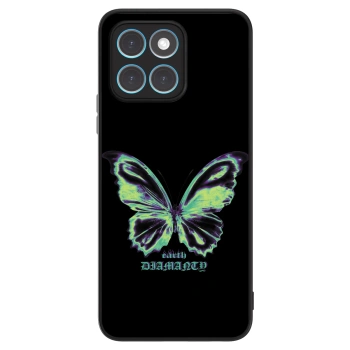 Etui na Honor X8 4G - Diamanty Blue