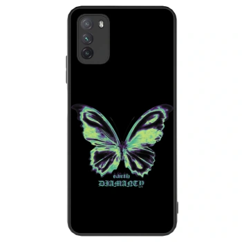 Etui na Xiaomi Poco M3 - Diamanty Blue