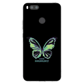 Picasee silikonowe przeźroczyste etui na Xiaomi Redmi A1 - Diamanty Blue