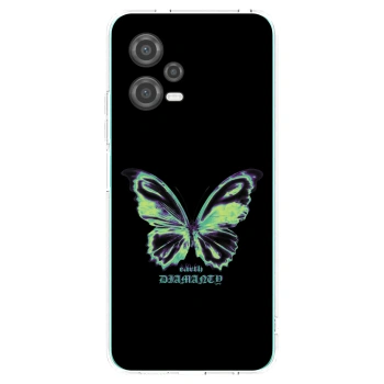 Picasee silikonowe przeźroczyste etui na Xiaomi Poco X5 - Diamanty Blue